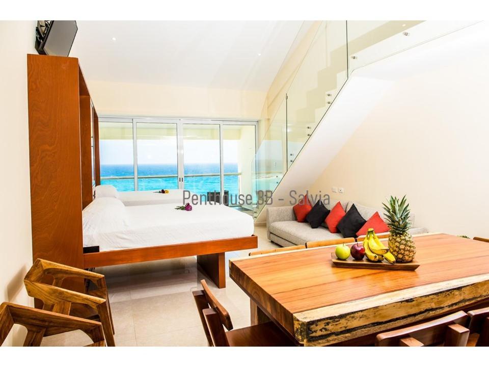 2 Story Oceanfront Penthouses On Cancun Beach! Exteriér fotografie