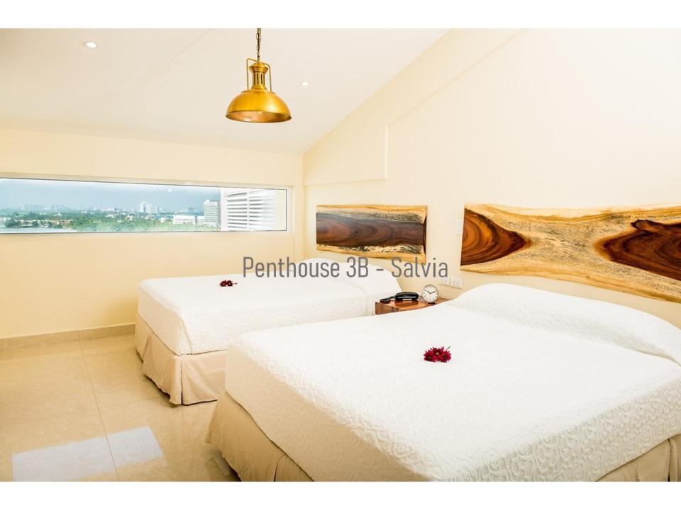 2 Story Oceanfront Penthouses On Cancun Beach! Exteriér fotografie