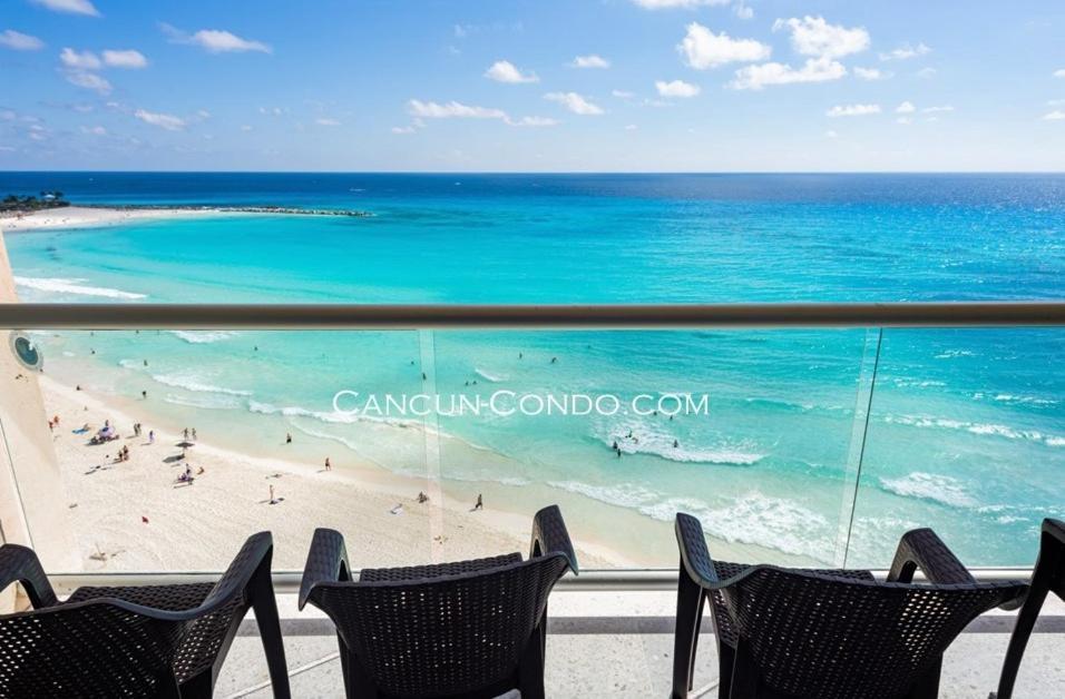2 Story Oceanfront Penthouses On Cancun Beach! Exteriér fotografie