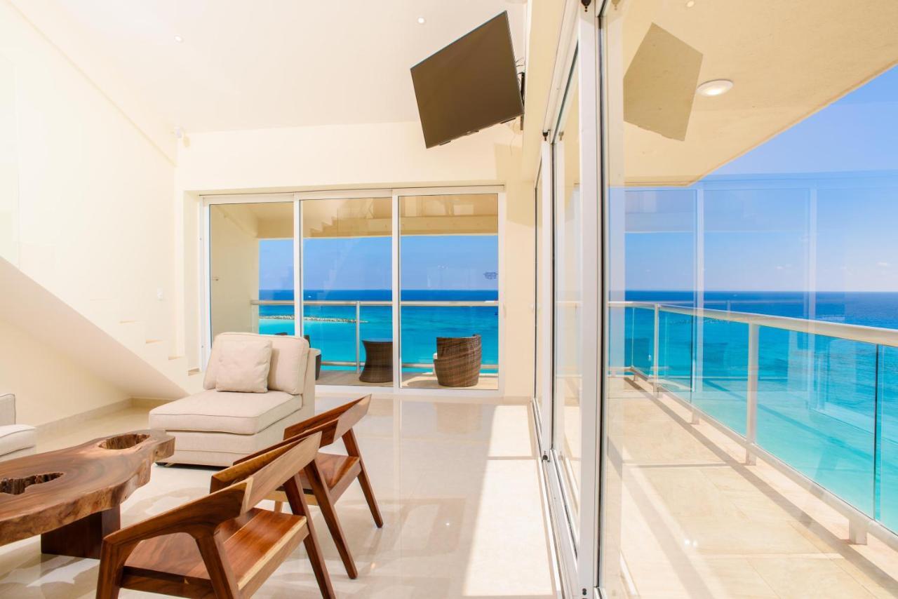 2 Story Oceanfront Penthouses On Cancun Beach! Exteriér fotografie