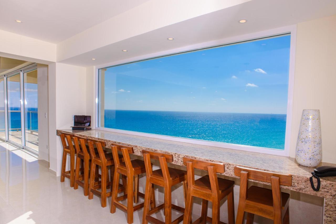 2 Story Oceanfront Penthouses On Cancun Beach! Exteriér fotografie