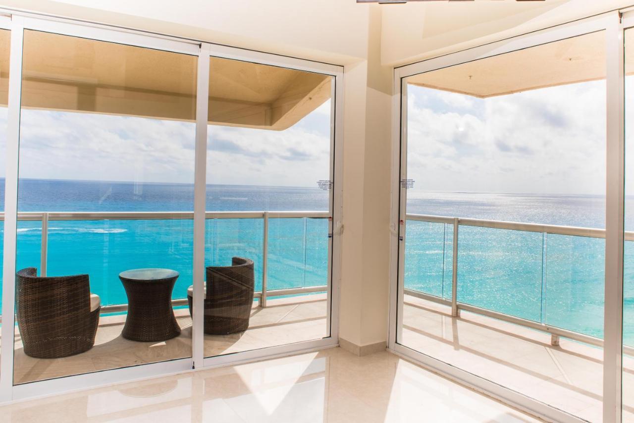 2 Story Oceanfront Penthouses On Cancun Beach! Exteriér fotografie