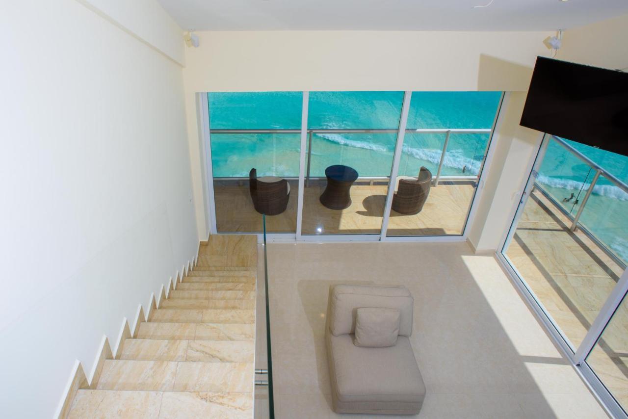 2 Story Oceanfront Penthouses On Cancun Beach! Exteriér fotografie