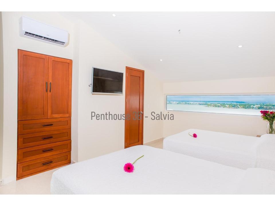 2 Story Oceanfront Penthouses On Cancun Beach! Exteriér fotografie